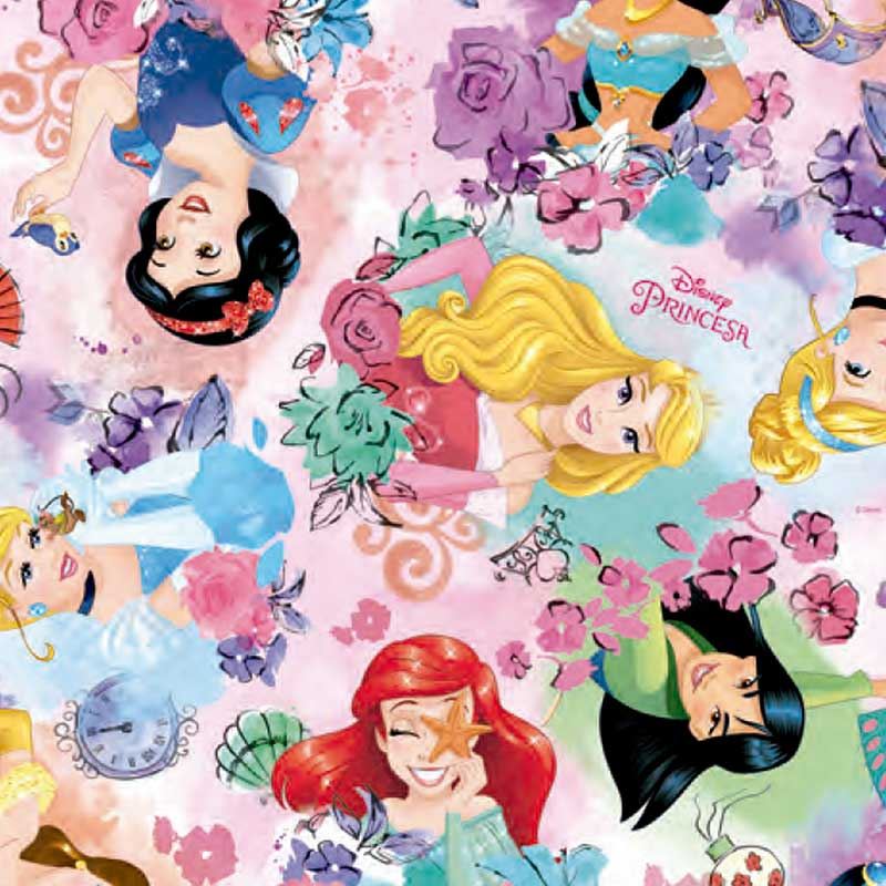 SACO METALIZADO 90X120 INFANTIL CROMUS DISNEY PALACE GARDEN Atacado Ideal