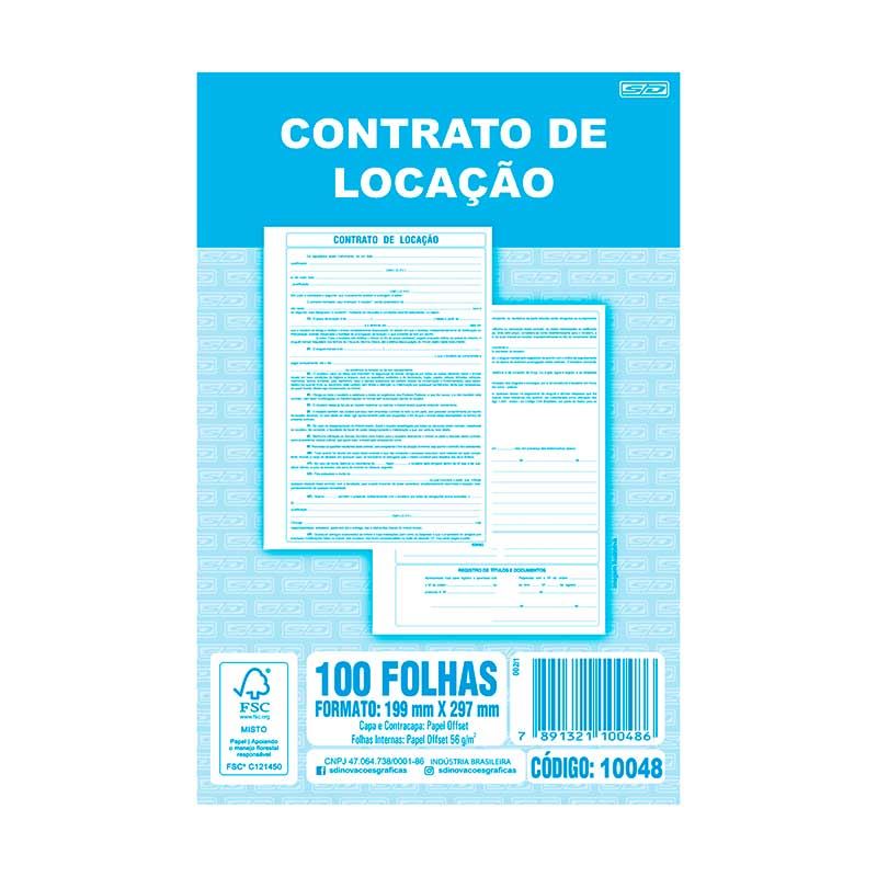 Contrato De Locacao 100 Folhas 6330 5 Sd Atacado Ideal 5297