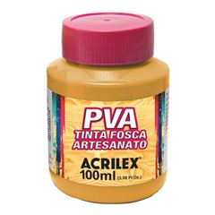 TINTA FOSCA PARA ARTESANATO 100ML ACRILEX AMARELO AMENDOA 831