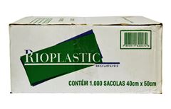 SACOLA PLASTICA CAIXA 40X50 RIOPLASTIC COM 1000 UNIDADES
