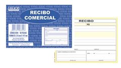 RECIBO COMERCIAL 1/16 SEM CANHOTO COM 50 FOLHAS 10051 SD