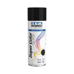 TINTA SPRAY USO GERAL 350ML TEK BOND PRETO FOSCO