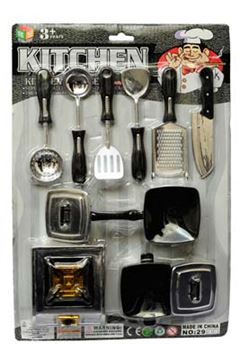 BRINQUEDO KIT COZINHA METAL GRANDE PICA PAU