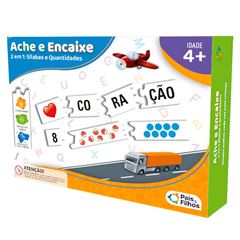 Jogo Ache e Encaixe - Minha Escola - Madeira - Brincadeira de Criança -  Kits e Gifts