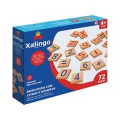 JOGO BRINCANDO COM LETRAS E NUMEROS P72 XALINGO