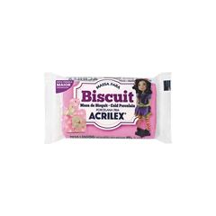 MASSA BISCUIT CORES 90GR ACRILEX ROSA ESCURO 542