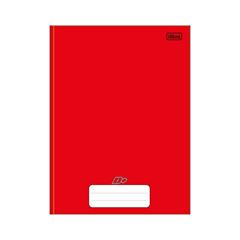 CADERNO 1/4 BROCHURA 96 FOLHAS CAPA DURA D+ VERMELHO TILIBRA