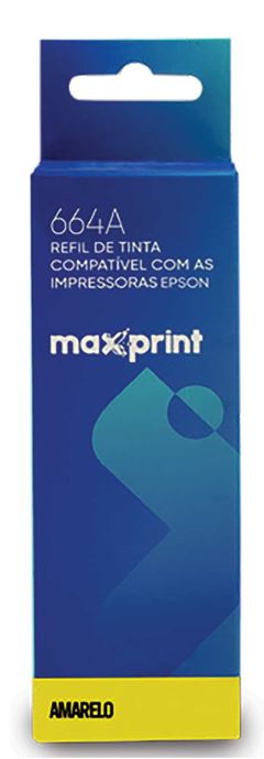 CARTUCHO MAXPRINT/EPSON REFIL L220/110/210 AMARELO 90ML