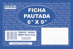 FICHA PAUTADA SD 6X9 COM 100 6230-7