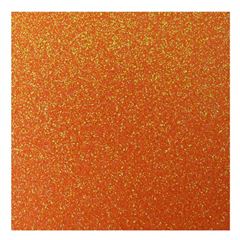 CARTOLINA EVA 2.0 40X48 GLITER NEON LARANJA MAKE+