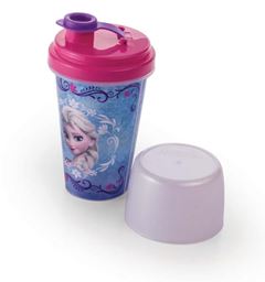 COPO PLASTICO SHAKEIRA MINI 320ML PLASUTIL FROZEN