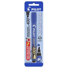 MARCADOR PERMANENTE SCA 400 PILOT SM CHANFRADO AZUL