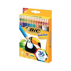 LAPIS 36 CORES BIC SEXTAVADO EVOLUTION