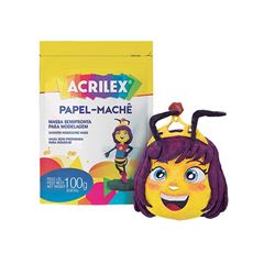 PAPEL MACHE 100G ACRILEX