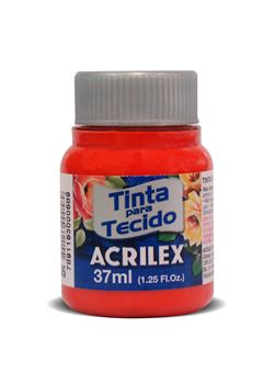 TINTA TECIDO ACRILEX 37ML CORAL 586