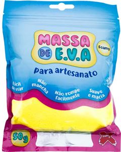 MASSA EVA 50G MAKE+ AMARELO
