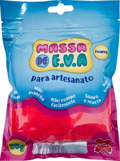 MASSA EVA 50G MAKE+ VERMELHO