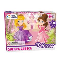 BRINQUEDO QUEBRA CABECA P&F PRINCESS 100 PECAS