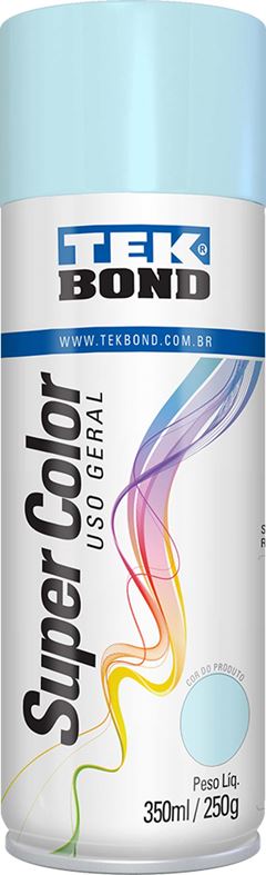 TINTA SPRAY USO GERAL 350ML TEK BOND AZUL CLARO