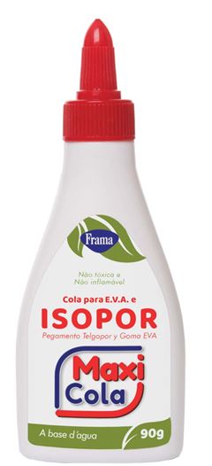 COLA E.V.A/ISOPOR FRAMA MAXI COLA 90G
