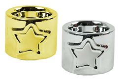 ENFEITE CASTICAL PORCELANA ESTRELA 6,5X6X4,5CM RIO MASTER SORTIDO