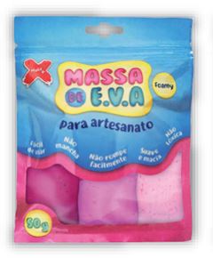 MASSA EVA 50G MAKE+ 3 CORES SORTIDAS