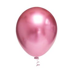 BALAO 10 PLATINO RIBERBALL COM 25 REDONDO ROSA