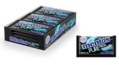 DOCE CHICLETE MENTOS 3 CAMADAS PURE FRESH STRONG MINT