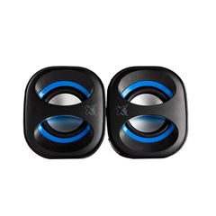 CAIXA DE SOM MAXPRINT 5W SOUND MIX USB PRETO/AZUL