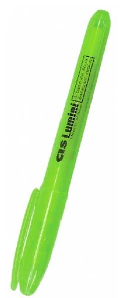 CANETA MARCA TEXTO CIS LUMINI VERDE