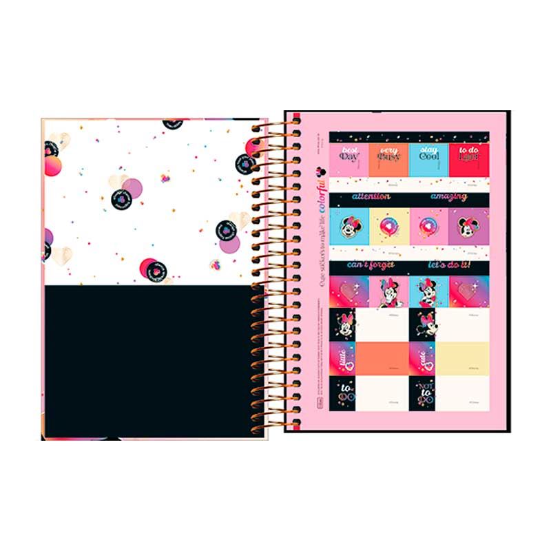 Mini Agenda 2024 Espiral 9,5 x 13,5 cm 168 Fls 63g Fina Ideia