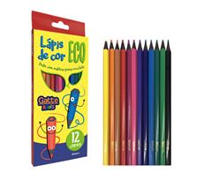 LAPIS 12 CORES GATTE KIDS SEXTAVADO ECO