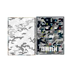 CADERNO 01X1 ESPIRAL 80 FOLHAS CAPA DURA HIDE 25 TILIBRA