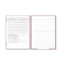 CADERNO 01X1 ESPIRAL 80 FOLHAS CAPA DURA SEREIA 24 FORONI