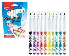 CANETA HIDROGRAFICA MAPED COLOR PEPS BRUSH 10 CORES