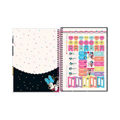 CADERNO 01X1 ESPIRAL 80 FOLHAS CAPA DURA MINNIE 25 TILIBRA