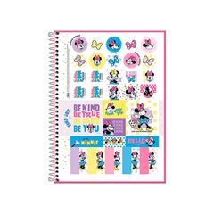 CADERNO 10X1 ESPIRAL CAPA DURA 160 FOLHAS MINNIE FIT 25 TILIBRA