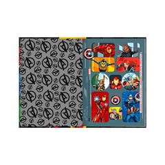 CADERNO 1/4 BROCHURA CAPA DURA 80 FOLHAS AVENGERS 25 TILIBRA