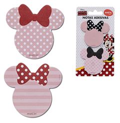 RECADO ADESIVO MOLIN COM 2 BLOCOS DISNEY MINNIE