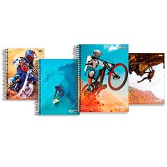 CADERNO 10X1 ESPIRAL 160 FOLHAS CAPA DURA SPORT JANDAIA