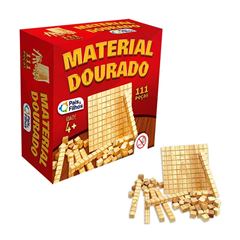 MATERIAL DOURADO MADEIRA 111 PECAS P&F