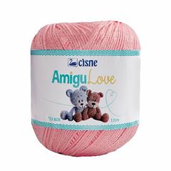 LINHA CROCHE AMIGULOVE ROSA CANDY