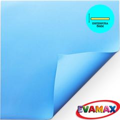 CARTOLINA EVA 5.0 47X40 LISO EVAMAX AZUL CLARO