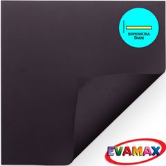 CARTOLINA EVA 5.0 47X40 LISO EVAMAX PRETO