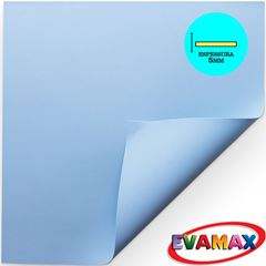 CARTOLINA EVA 5.0 47X40 LISO EVAMAX AZUL BEBE