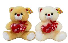 PELUCIA URSO CORACOES AMOR 28CM SORTIDO FE6818 FIZZY