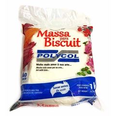 MASSA BISCUIT 1KG POLYCOL BRANCA 101