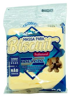 MASSA BISCUIT 1KG POLYCOL MARFIM