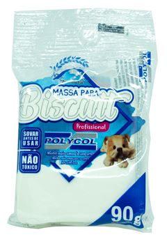 MASSA BISCUIT 90G POLYCOL BRANCA 101