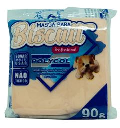 MASSA BISCUIT 90G POLYCOL SALMAO